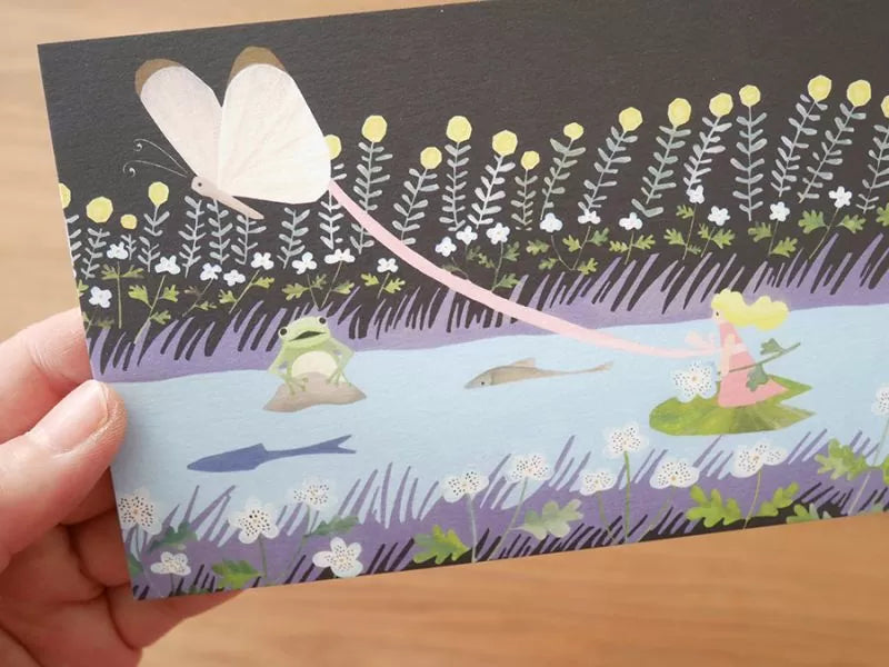 [4legs] Thumbelina postcard