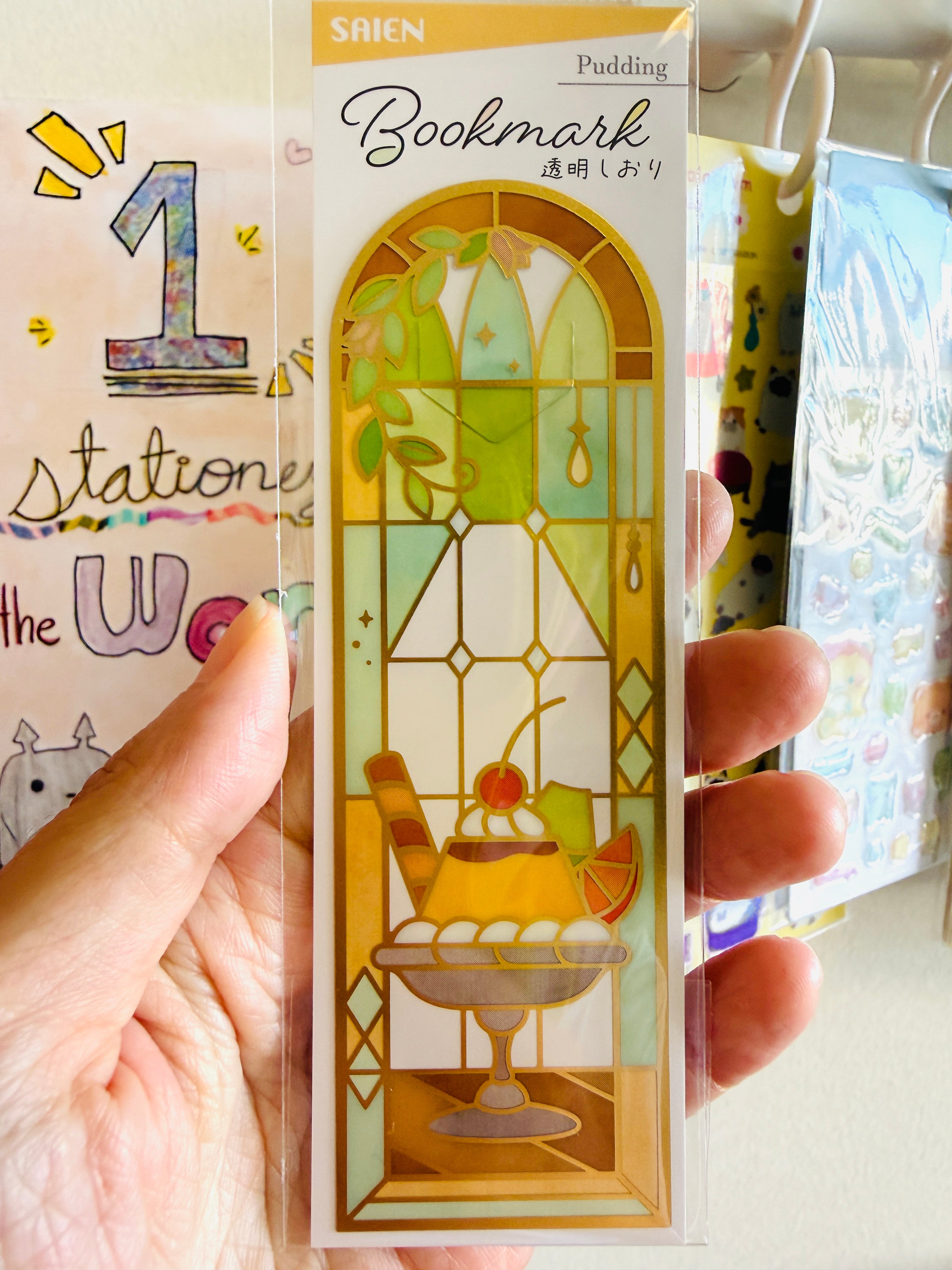 [SAIEN] Stained Glass Inspired Clear Bookmark
