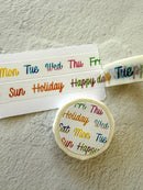 [Bechori] Days of the Week washi tape