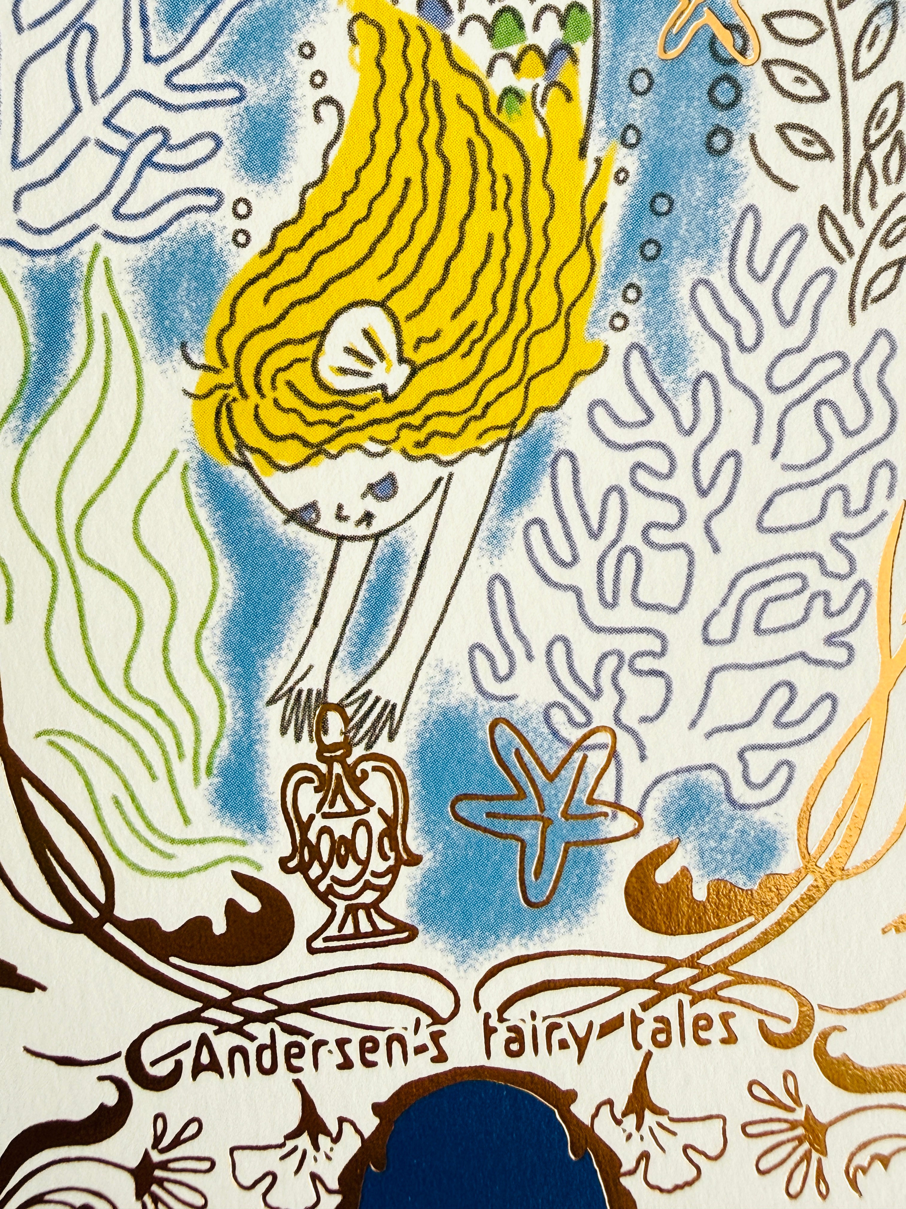 [SEAL-DO] The Little Mermaid Sparkling postcard x Shinzi Katoh Walking Literature series