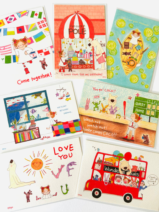 [Coco and Wondrous Gang] Coco postcard collection