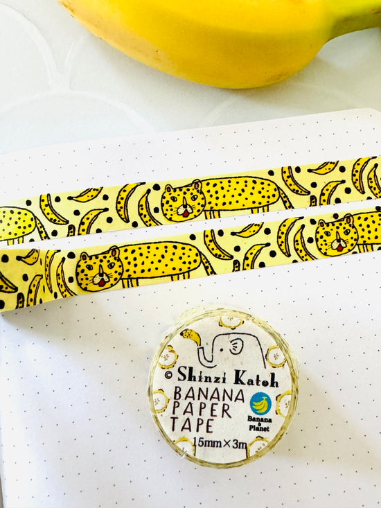 [SEAL-DO] Shinzi Katoh x Banana & Leopard Banana Paper washi tape