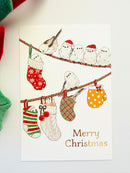 [Akane Kotoko] Long-Tailed Tit Birdie Stockings postcard