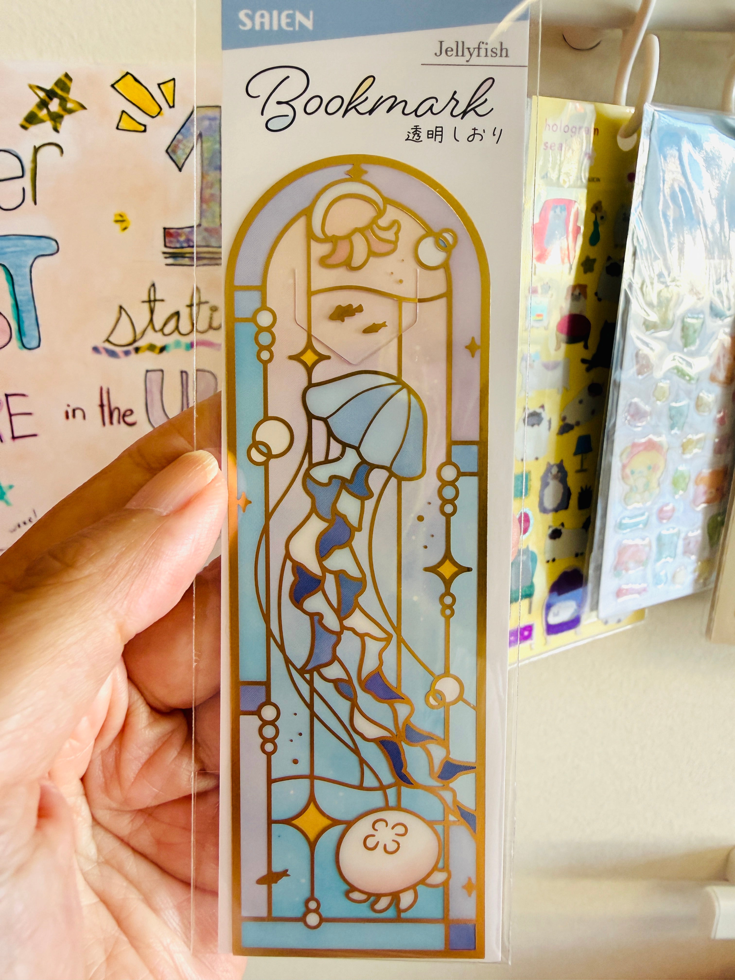 [SAIEN] Stained Glass Inspired Clear Bookmark