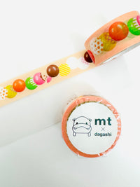 [mt] dagashi x choco series washi tape