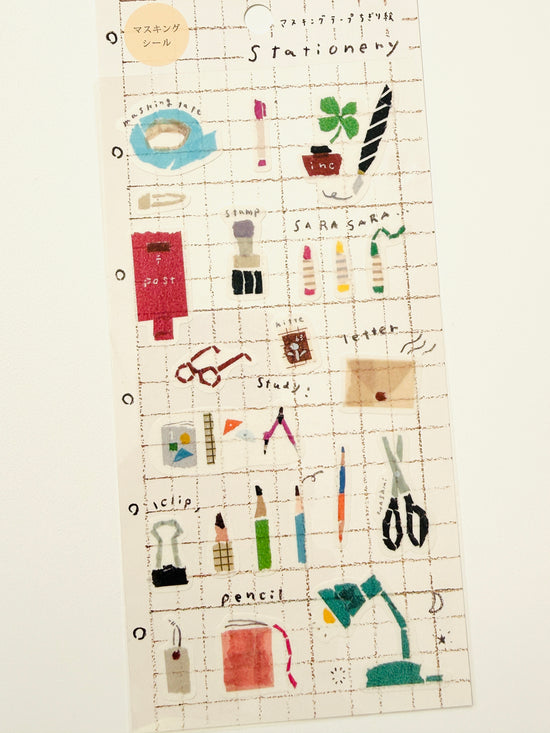 [Miki Tamura] SAIEN x Stationery sticker sheet