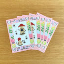 [Mushroom Cat] Mushroom Cat Loose Memo Paper Assortment