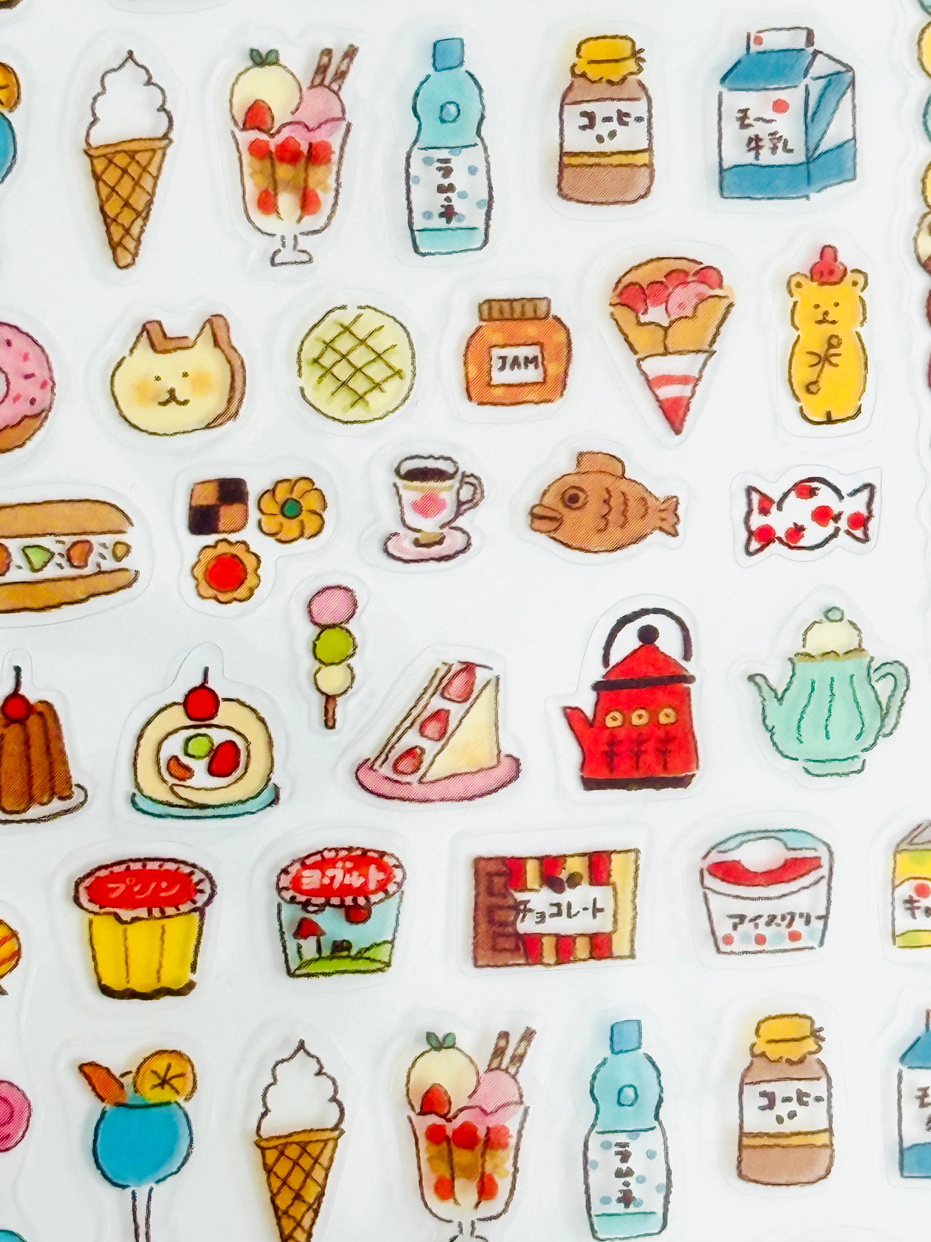 [Furukawashiko] Watashi Biyori series Dagashi & Sweets sticker sheet