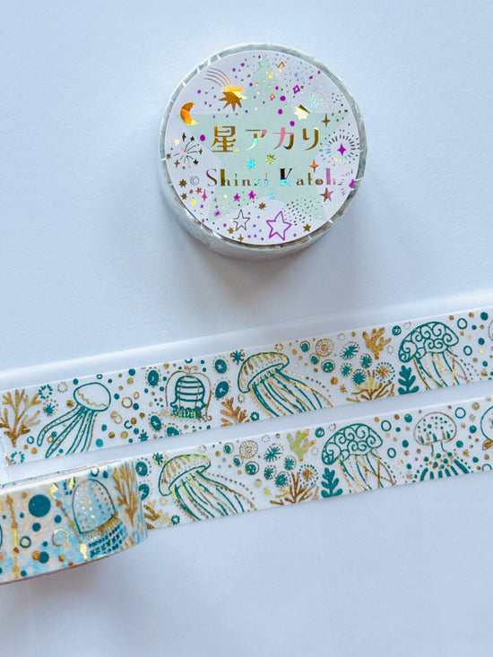 [SEAL-DO] Shinzi Katoh x HOSHI AKARI · Jellyfish washi tape