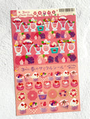 [Ryu-Ryu] Strawberry Sweets Circle Seals sticker sheet