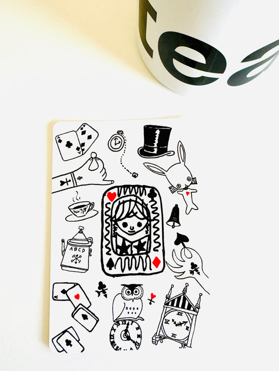 [Nobarasha] Alice in Wonderland postcard