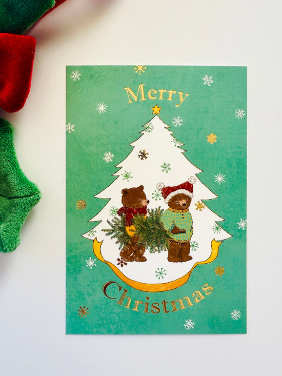 [Akane Kotoko] Merry Christmas Bear postcard