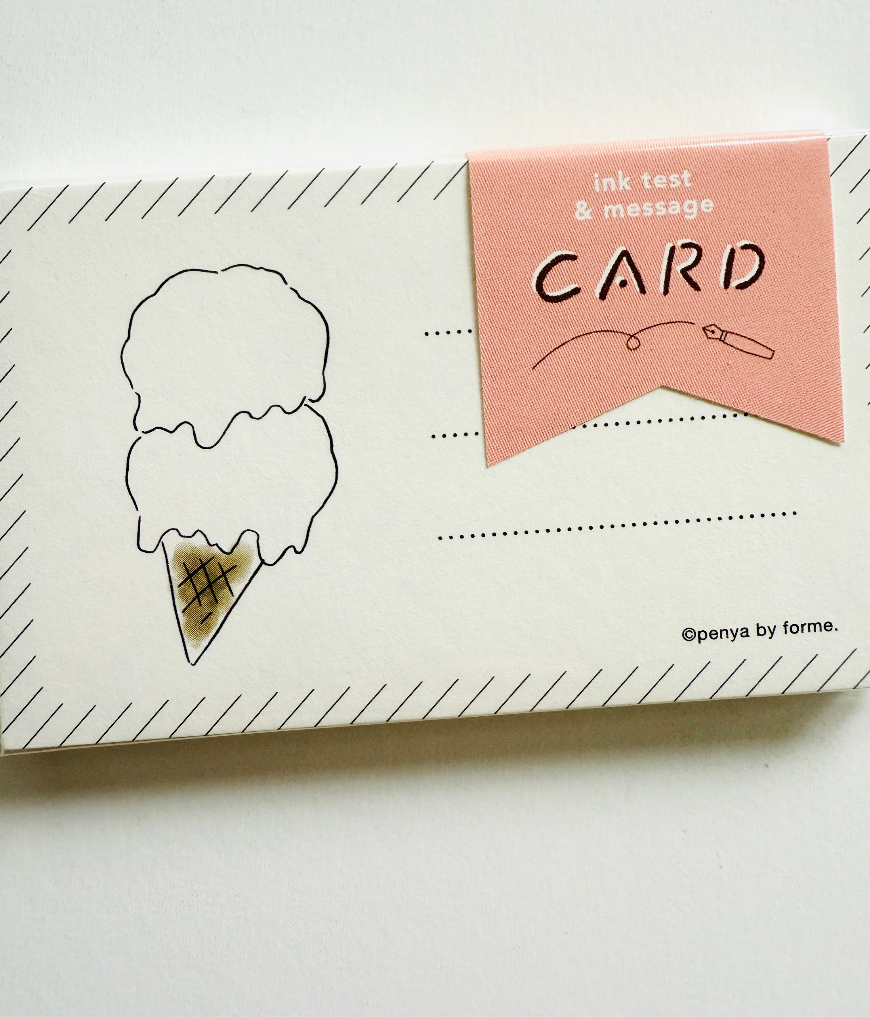 [forme] Fountain Pen Ink Swatch Card x Original Product