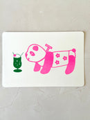[Panda factory] Panda and Melon Soda postcard