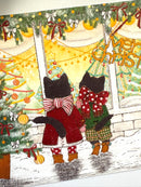 [Akane Kotoko] Cat Town Christmas postcard