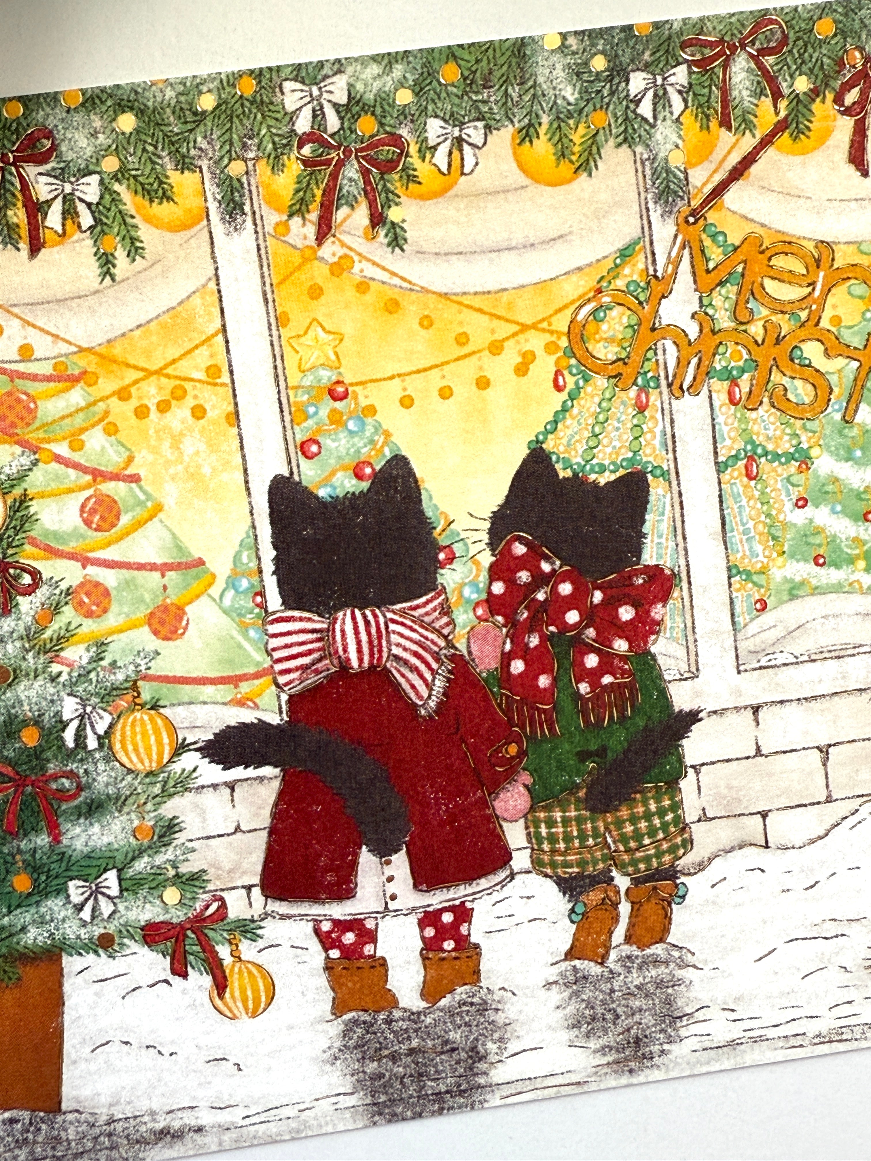 [Akane Kotoko] Cat Town Christmas postcard