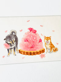 [Natsuka Murata] Shiba Spring Oyatsu series: Mont Blanc postcard