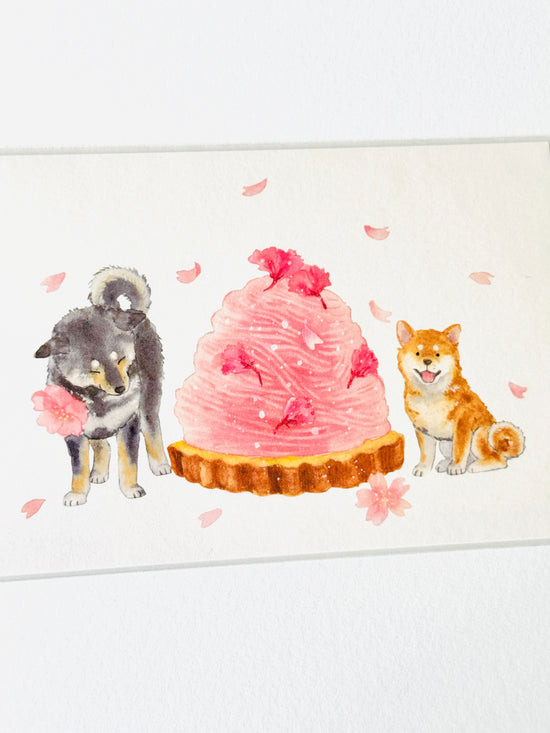 [Natsuka Murata] Shiba Spring Oyatsu series: Mont Blanc postcard