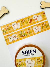 [SAIEN] Dog Walking washi tape