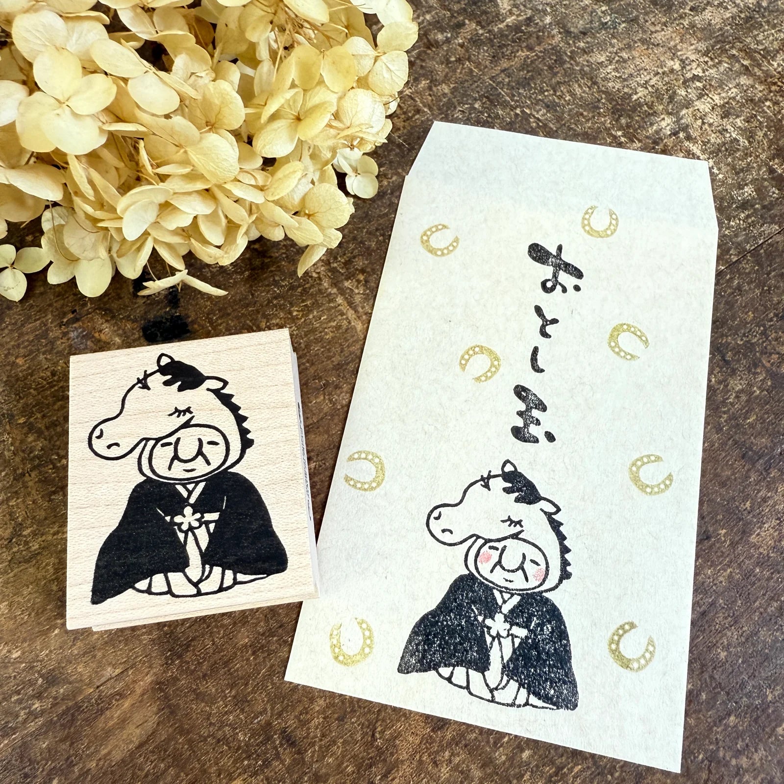 [RiraRira Hanko] Uncle Iwai Horse Zodiac Year 🐴 rubber stamp