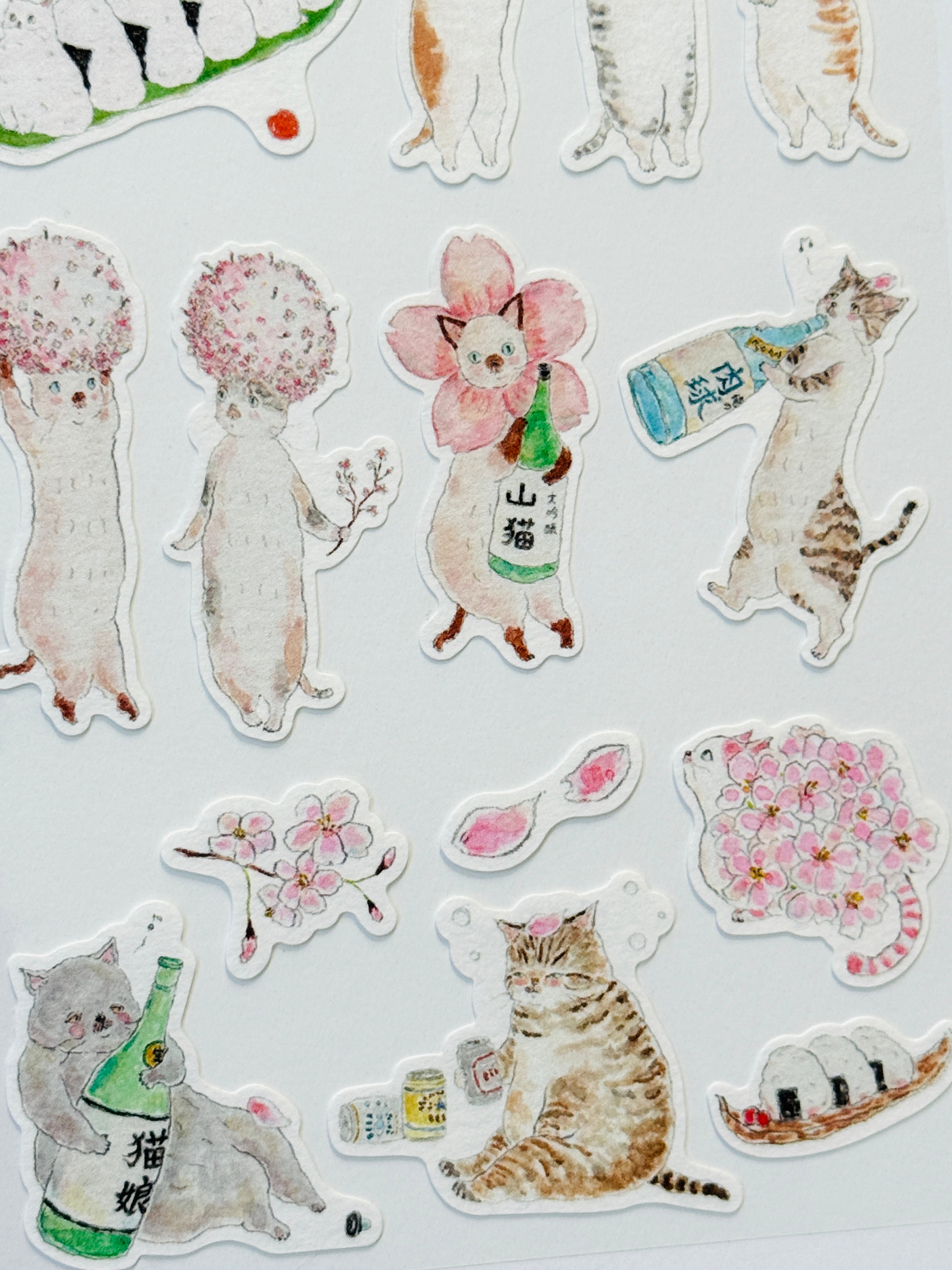 [TOCORO COMUGI] Tipsy Hanami Celebration sticker sheet