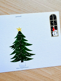 [4legs] Kitten Mitten postcard