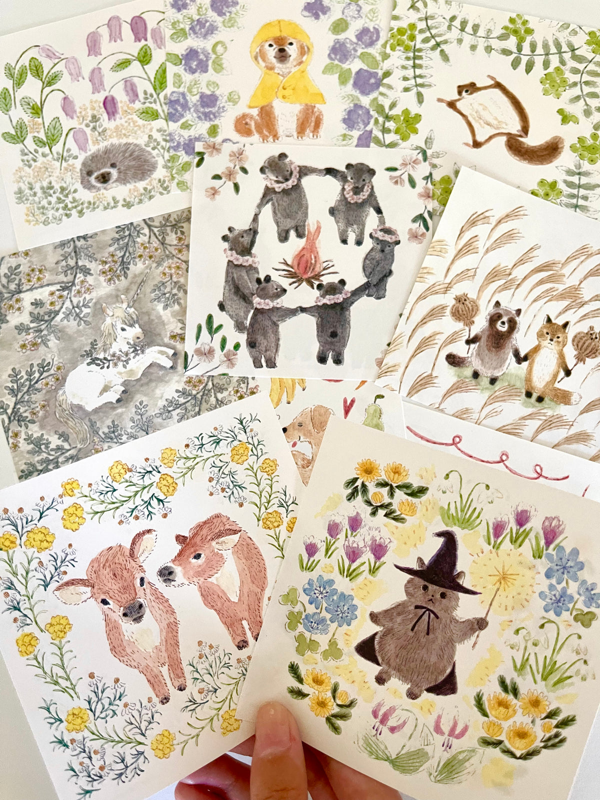 Animal Seasons Memo by Harumi Nishimura