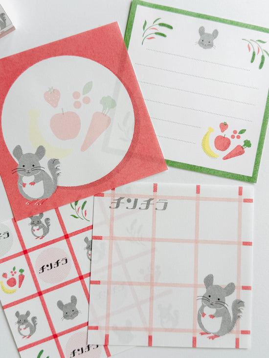[GreenFlash] Chinchilla Block Memo pad