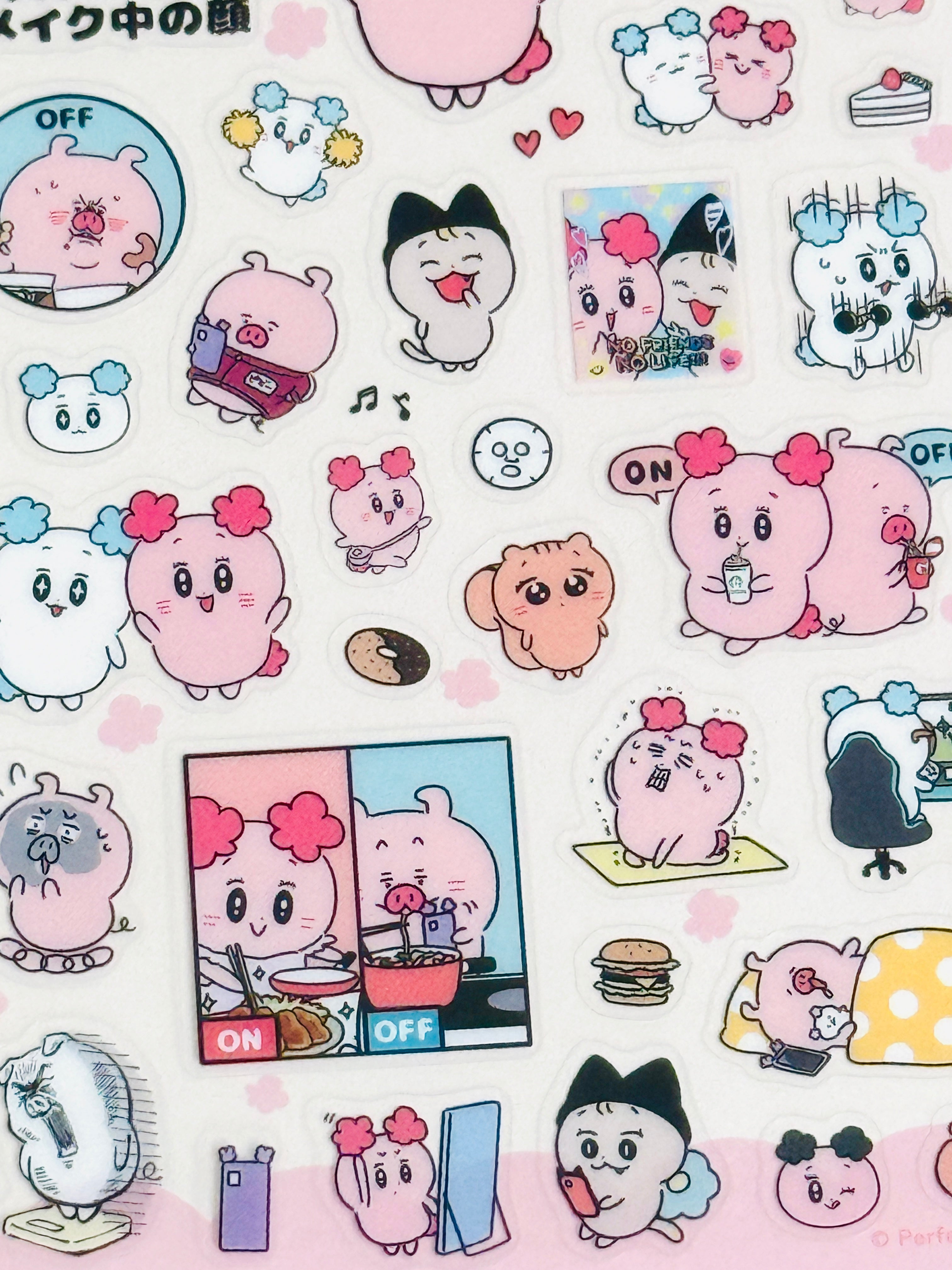 [Perfect Piggy] Frontier Creators Circus x Piggie sticker sheet