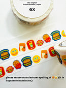 [mt] Fast Food Sticker washi tape
