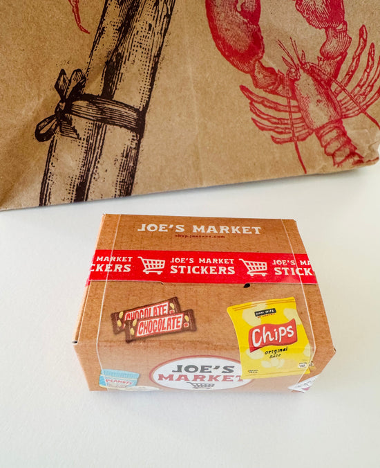 [Greeting Life] Joe's Market Grocery 🛒 Delivery Box flake stickers