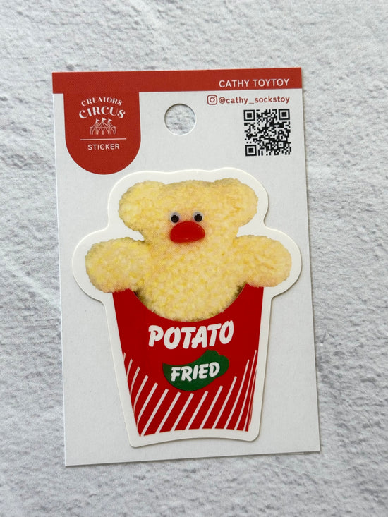 [Cathy ToyToy] Potato Fried decal sticker