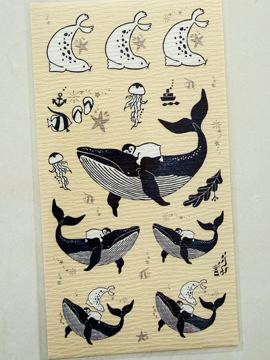 [Frontia] Penguin’s Summer Vacation sticker sheet