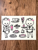 [Tsubame Books] Nezu Neko Cafe postcard