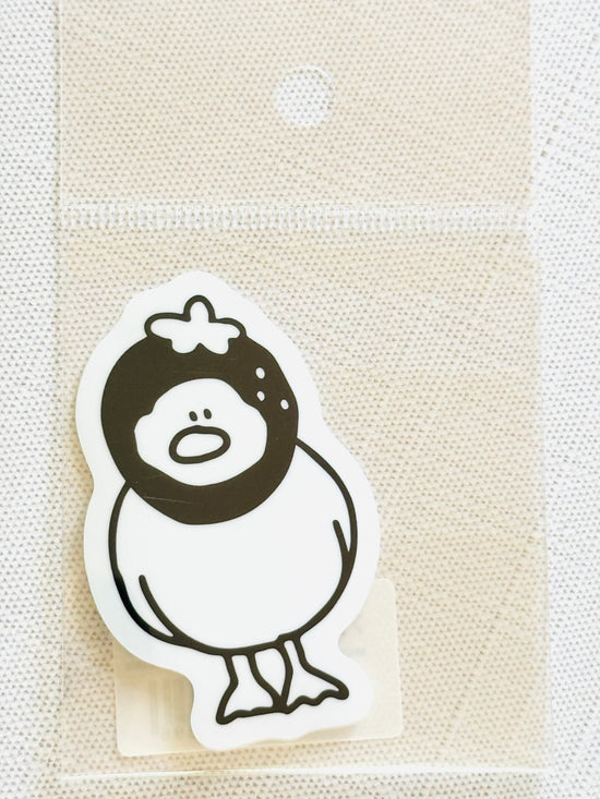 [mintinn] Strawberry Duck vinyl sticker