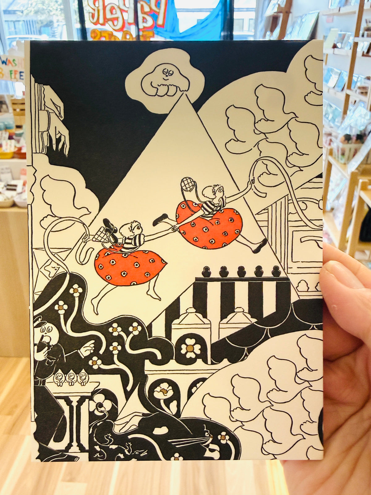 [Tegamisha] Heisuke Kitazawa · The Great Escape Letterpress postcard