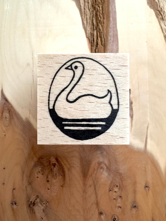 [Nobarasha] Swan Hanko rubber stamp
