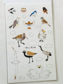 [SEAL-DO] Shinzi Katoh x Kira Kira Hologram Layer sticker sheet: Aurora Borealis Magic Hour • Migratory Birds of the World