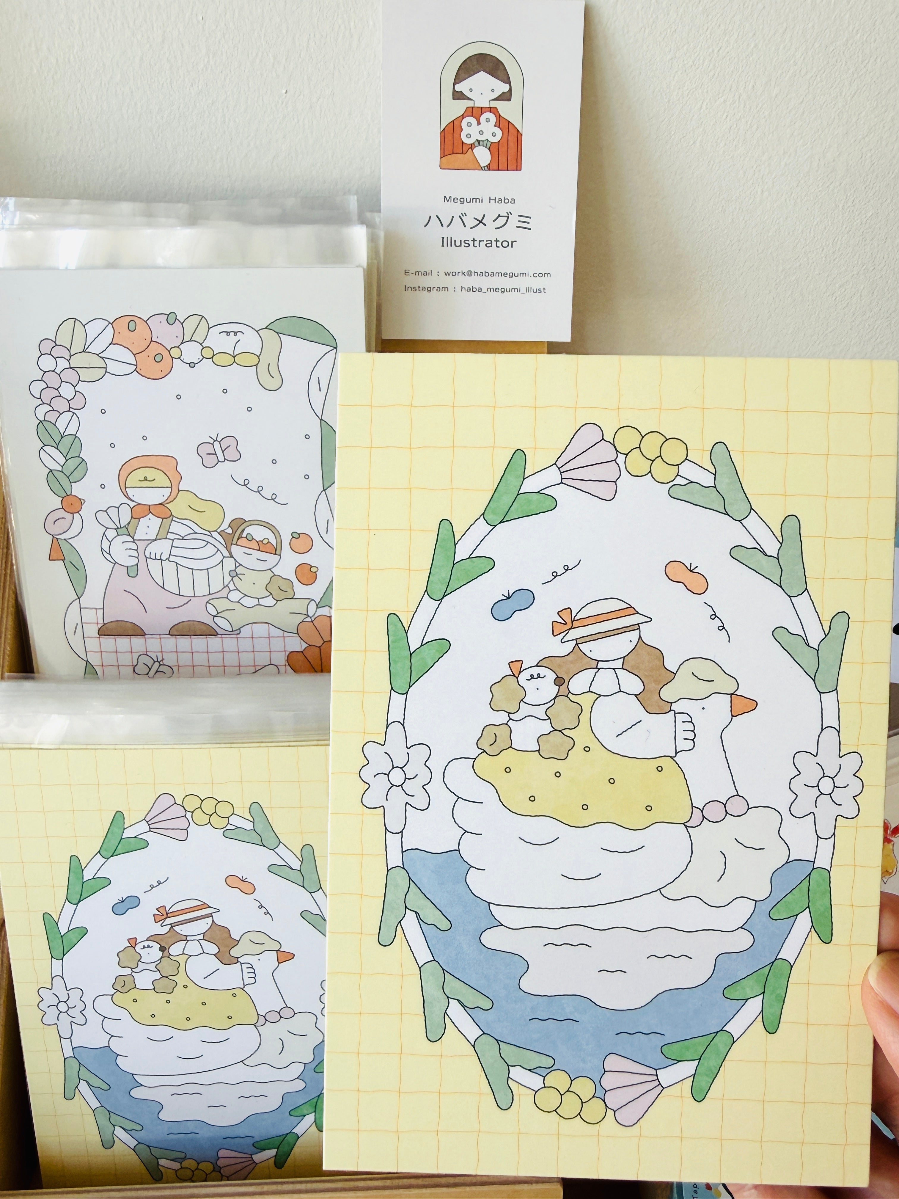 [Megumi Haba] Paper Treats collaboration postcard