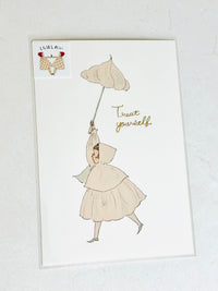 [Kurahashirei] Meringue “Treat Yourself” postcard