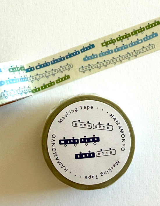 [Hamamonyo] Train washi tape