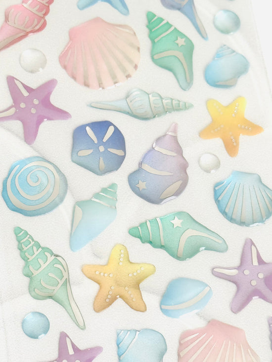 [Active] Seashell Drops sticker sheet
