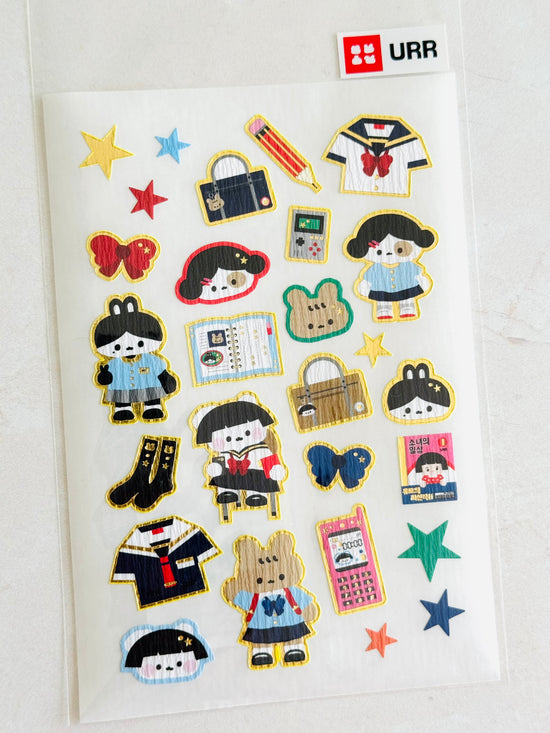 [URR] Back to School sticker sheet