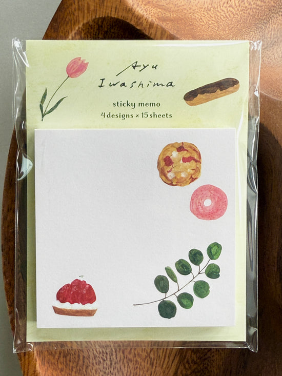 [Ayu Iwashima] Sweets sticky note (4 patterns)