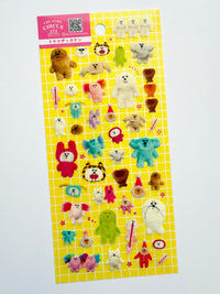 [Tokekozakkaten] Creators Circus collab x Plush Friends sticker sheet