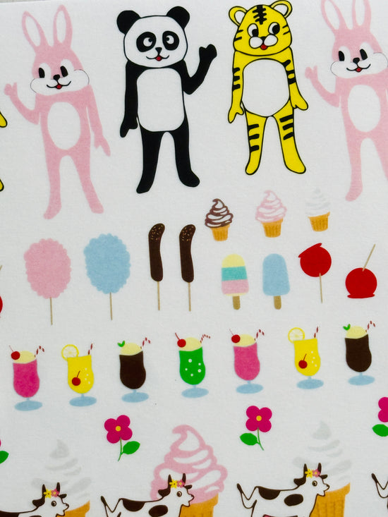 [Panda factory] Original Designs UNCUT masking tape sheet