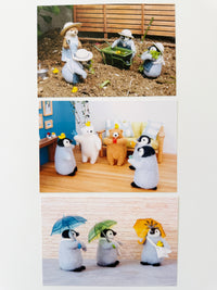 [trois M] 🐧 Penguin Postcard Set of 12 (Style A) - ($15 savings)