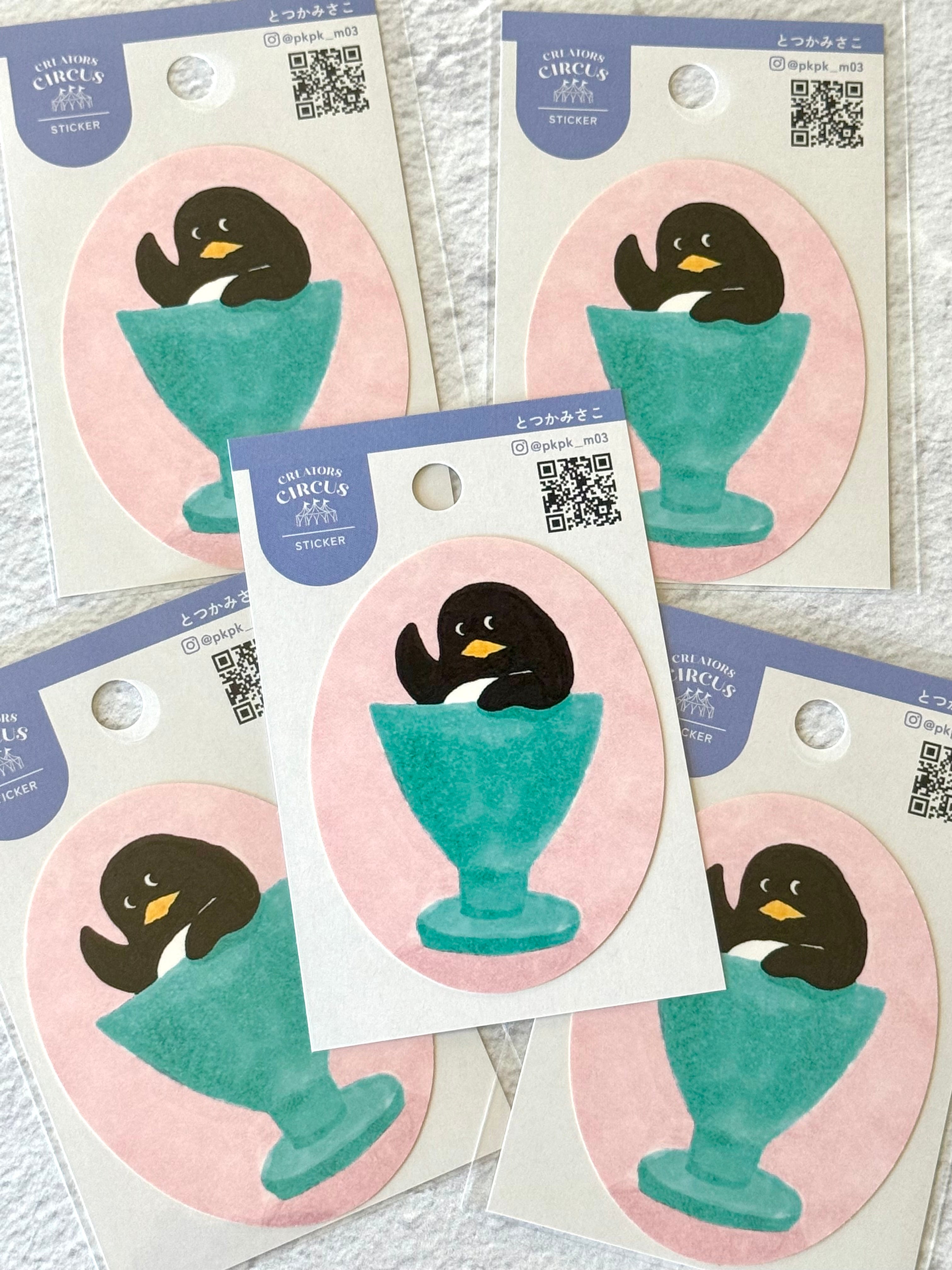 [Totsuka Misoka] Penguin Omatase decal sticker