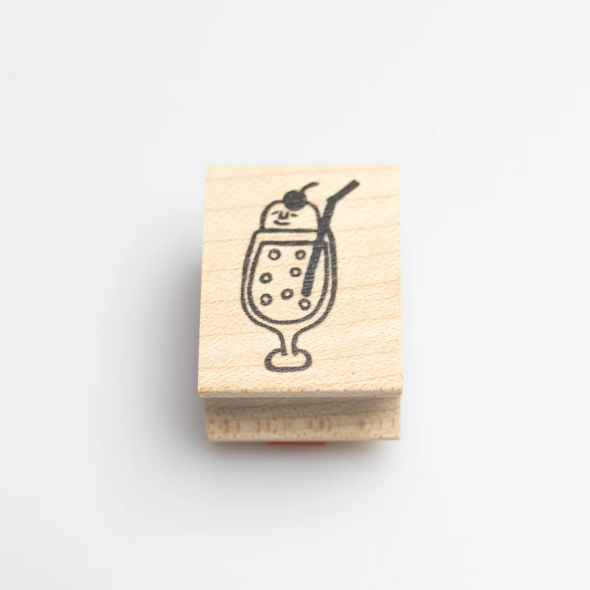 [RiraRira Hanko] Cream Soda rubber stamp