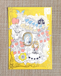 [SEAL-DO] Shinzi Katoh x Walking Literature series: Snow White · Sparkling postcard